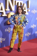 MARIA ESCOTE at Sing 2 Premiere at Capitol Cinema in Madrid 12/18/2021