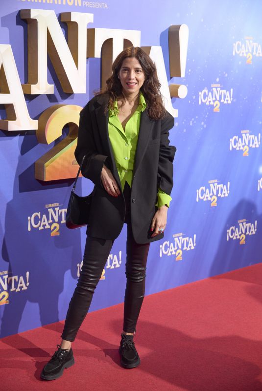 MARIA LUISA MAYOL at Sing 2 Premiere at Capitol Cinema in Madrid 12/18/2021