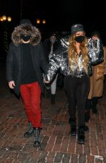 MARIAH CAREY and Bryan Tanaka Night Out in Aspen 12/22/2021
