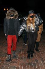MARIAH CAREY and Bryan Tanaka Night Out in Aspen 12/22/2021