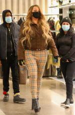 MARIAH CAREY and Bryan Tanaka Out Shopping in Aspen 12/19/2021