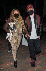 MARIAH CAREY and Bryan Tanaka Out Shopping in Aspen 12/19/2021