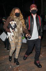 MARIAH CAREY and Bryan Tanaka Out Shopping in Aspen 12/19/2021