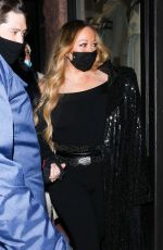 MARIAH CAREY Out Shopping in Aspen 12/20/2021