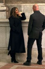 MARISKA HARGITAY on the Set of Law and Order: SVU in New York 12/07/2021