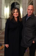 MARISKA HARGITAY on the Set of Law and Order: SVU in New York 12/07/2021