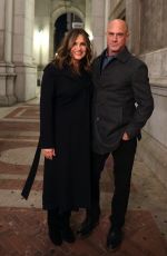 MARISKA HARGITAY on the Set of Law and Order: SVU in New York 12/07/2021
