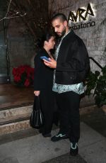 MARTHA KALIFATIDIS and Michael Brunelli Leaves Avra in Beverly Hills 12/08/2021