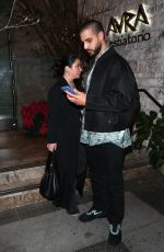 MARTHA KALIFATIDIS and Michael Brunelli Leaves Avra in Beverly Hills 12/08/2021