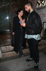 MARTHA KALIFATIDIS and Michael Brunelli Leaves Avra in Beverly Hills 12/08/2021