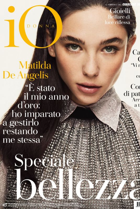 MATILDA DE ANGELIS in Io Donna Del Corriere Della Sera, December 2021