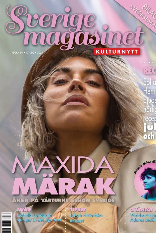 MAXIDA MARAK for Sverigemagasinet Magazine, December 2021