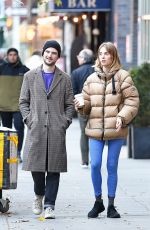 MAYA HAWKE Out with a Friend in New York 12/06/2021