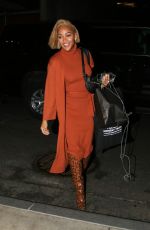 MEAGAN GOOD Night Out in New York 12/02/2021