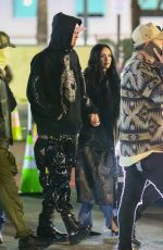 MEGAN FOX and Machine Gun Kelly Arrives at Free Larry Hoover Benefit Concert in Los Angeles 12/09/2021