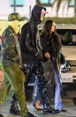 MEGAN FOX and Machine Gun Kelly Arrives at Free Larry Hoover Benefit Concert in Los Angeles 12/09/2021