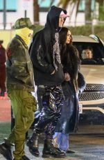 MEGAN FOX and Machine Gun Kelly Arrives at Free Larry Hoover Benefit Concert in Los Angeles 12/09/2021
