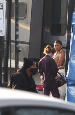 MEGAN THEE STALLION Heading to Set for Her New Music Video in Los Angeles 12/07/2021