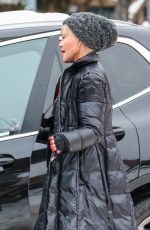 MELANIE GRIFFITH and GOLDIE HAWN Out for Lunch in Aspen 12/27/2021