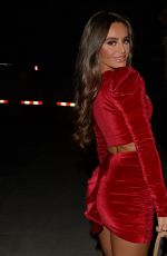 MIA SULLY Out with Her Best Friends at IT Restaurant in London 12/24/2021