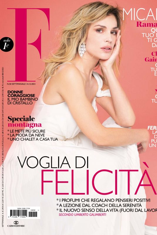  MICAELA RAMAZZOTTI for F Magazine, Italy December 2021