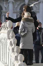 MICHELLE COLLINS Took a Few Selfies with a Friend in Venice 12/20/2021