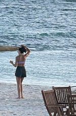 MICHELLE KEEGAN and Mark Wright on the Beach in Mexico 12/28/2021