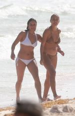 MICHELLE RODRIGUEZ in a White Bikini in Tulum 12/18/2021