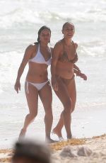 MICHELLE RODRIGUEZ in a White Bikini in Tulum 12/18/2021