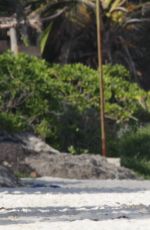 MICHELLE RODRIGUEZ in Bikini at a Beach in Mexico 12/21/2021