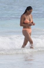 MICHELLE RODRIGUEZ in Bikini at a Beach in Mexico 12/21/2021