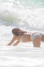 MICHELLE RODRIGUEZ in Bikini at a Beach in Tulum 12/18/2021