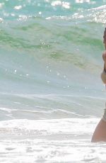 MICHELLE RODRIGUEZ in Bikini at a Beach in Tulum 12/18/2021