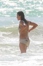 MICHELLE RODRIGUEZ in Bikini at a Beach in Tulum 12/18/2021