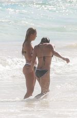 MICHELLE RODRIGUEZ in Bikini at a Beach in Tulum 12/20/2021