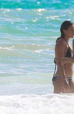 MICHELLE RODRIGUEZ in Bikini at a Beach in Tulum 12/20/2021