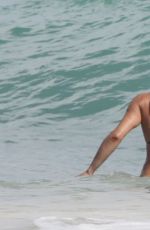 MICHELLE RODRIGUEZ in Bikini at a Beach in Tulum 12/20/2021