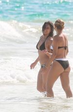 MICHELLE RODRIGUEZ in Bikini at a Beach in Tulum 12/20/2021