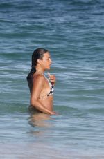 MICHELLE RODRIGUEZ in Bikini at a Beach in Tulum 12/25/2021