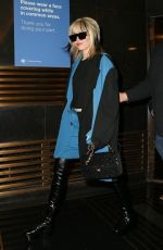 MILEY CYRUS Arrives at Jimmy Fallon in New York 12/09/2021