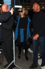 MILEY CYRUS Arrives at Jimmy Fallon in New York 12/09/2021