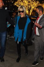 MILEY CYRUS Arrives at Jimmy Fallon in New York 12/09/2021