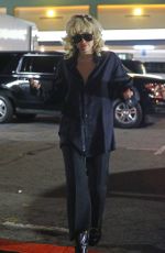 MILEY CYRUS Leaves a Studio in Hollywood 11/30/2021
