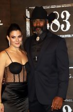 MINA GARRETT at 1883 - A Yellowstone Origin Story Premiere at Encore Beach Club in Las Vegas 12/11/2021