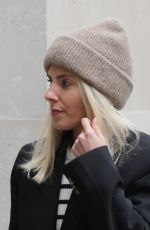 MOLLIE KING Leaves BBC Studios in London 12/18/2021