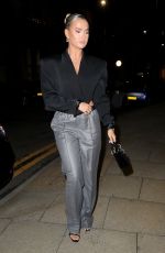 MOLLY MAE HAGUE Arrives at Pretty Little Thing Christmas Party in Manchester 12/05/2021
