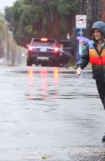 MOLLY SIMS Out on Rain in Los Angeles 12/14/2021
