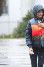 MOLLY SIMS Out on Rain in Los Angeles 12/14/2021