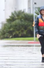 MOLLY SIMS Out on Rain in Los Angeles 12/14/2021