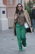 MYLEENE KLASS Arrives at Smooth Radio in London 12/04/2021